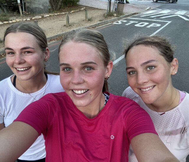 Run for lives- Megan, Hannah and Kate- Two Oceans Half Marathon